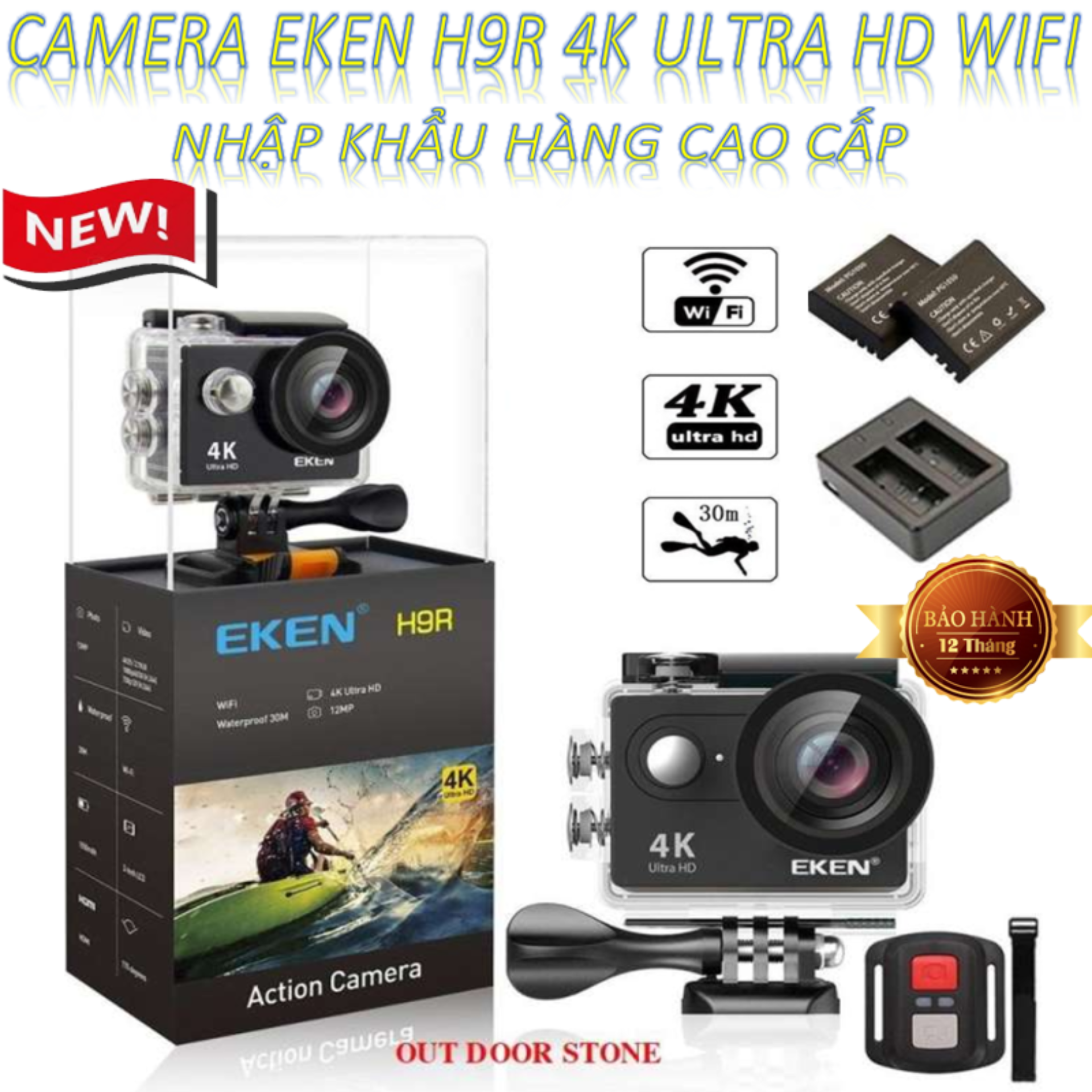 Bán camera,camera hanh trinh 4k,camera quan sat wifi gia re , mua ngay camera hành trình eken h9r 4k ultra hd wifi cao cấp , tặng kèm thẻ nhớ 16gb , giảm giá khuyến mại 50%.