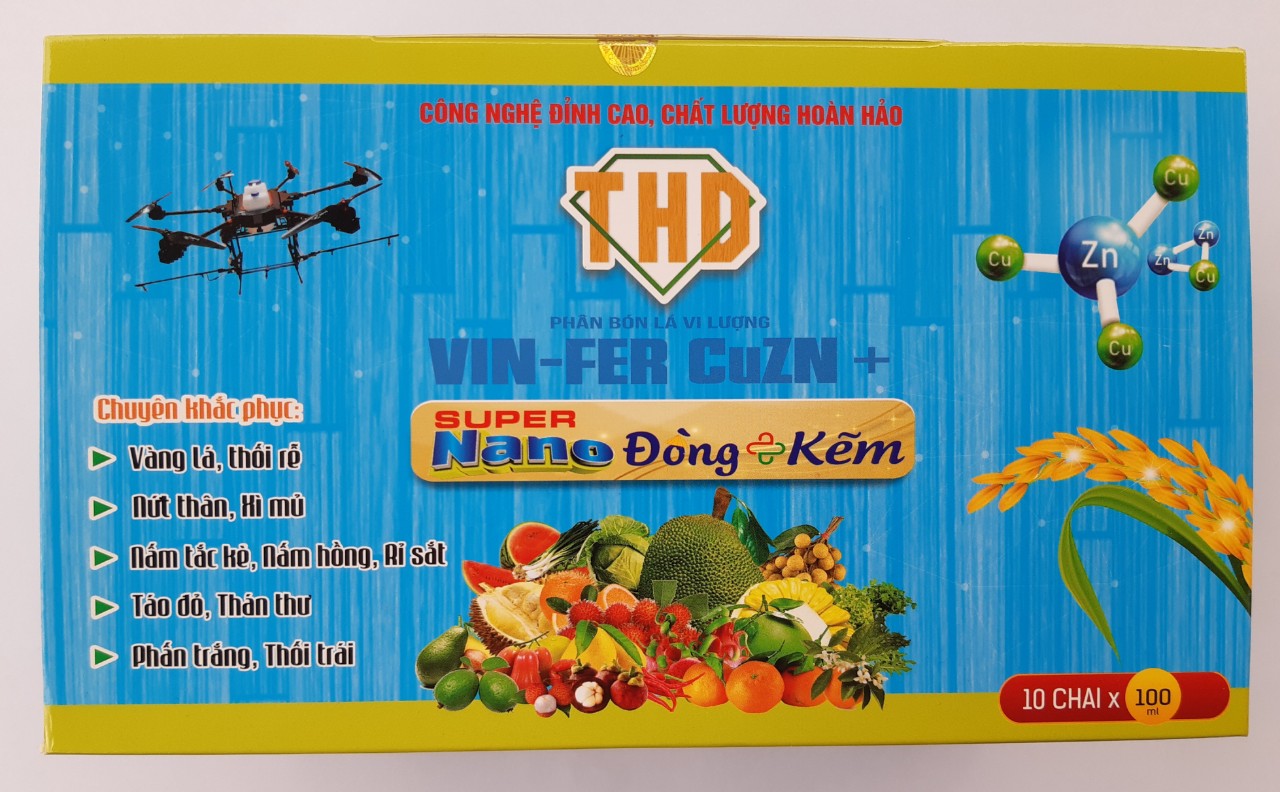 Thd nano đồng+kẽm - chuyên gia trừ nấm khuẩn sinh học hữu cơ với tinh dầu thực vật chống côn trùng