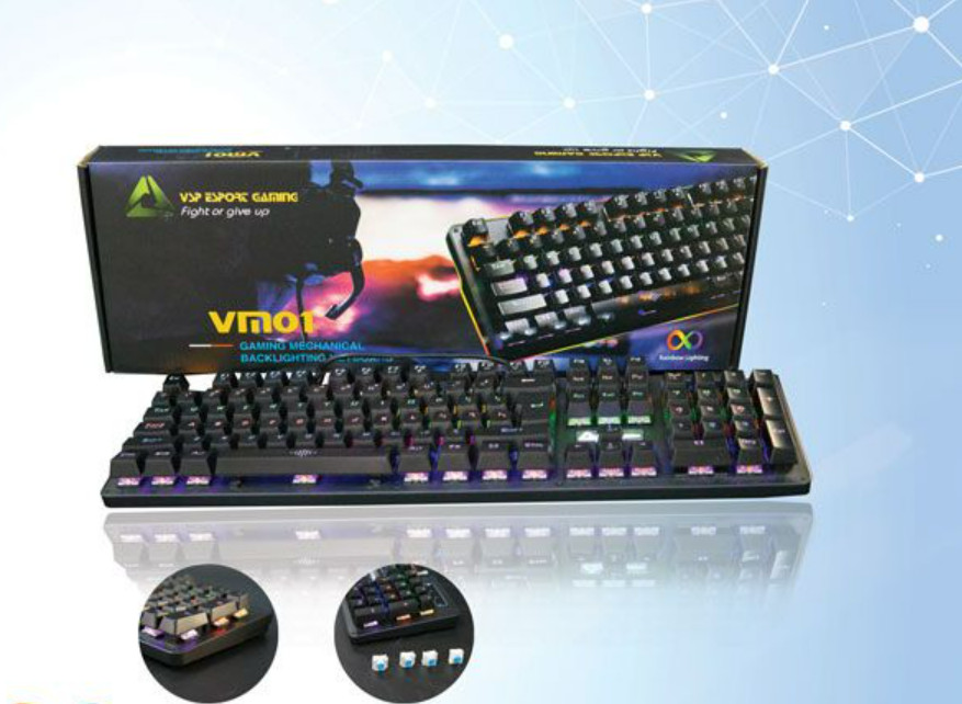 Bàn phím cơ vsp vm01 led - bh 12 tháng