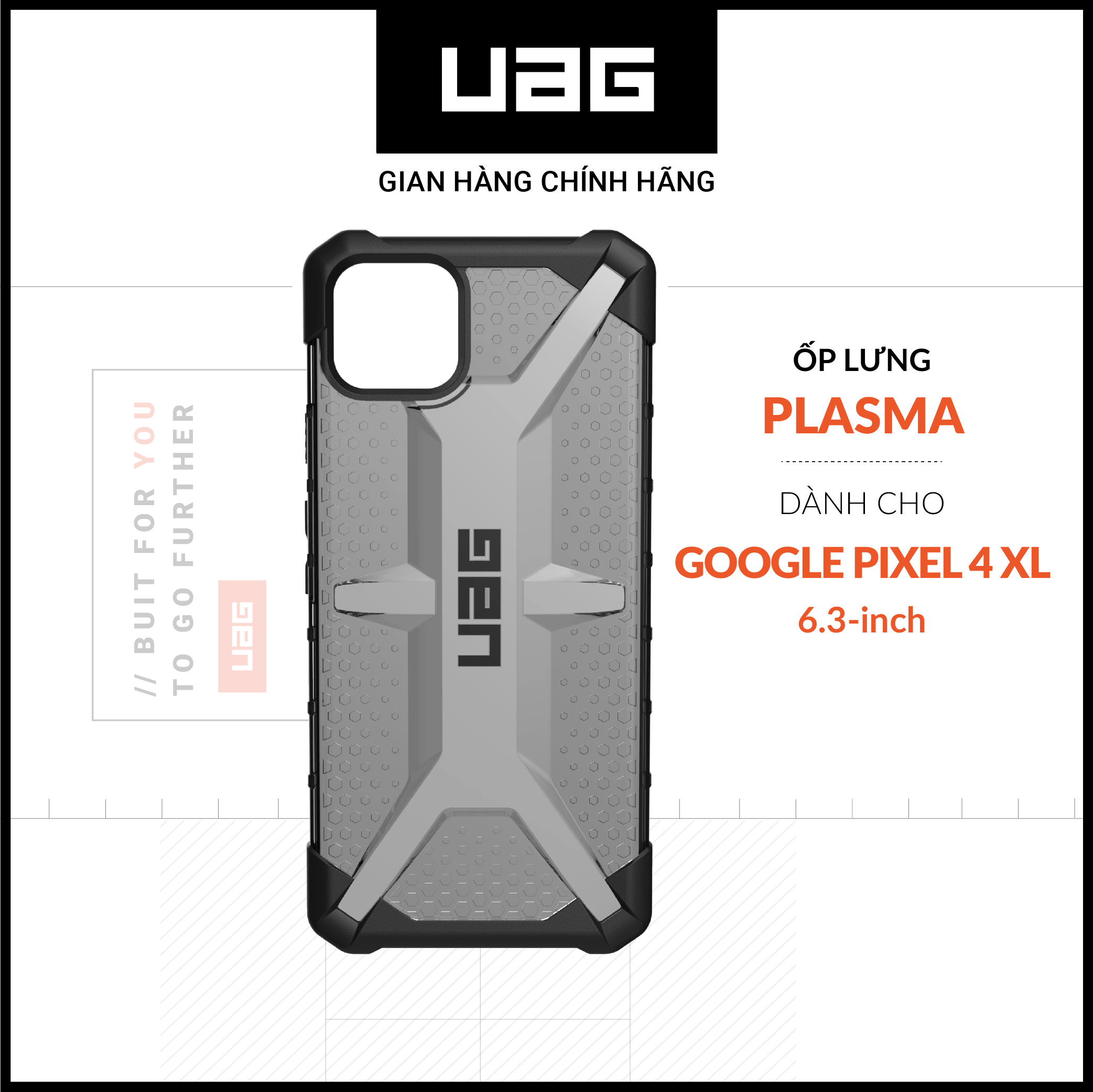 Ốp lưng uag plasma cho google pixel 4 xl