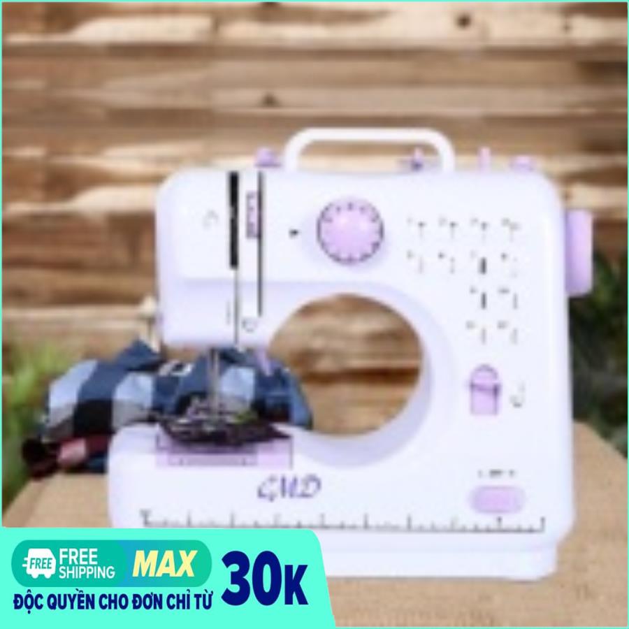 Máy May Mini Gia Đình FHSM505 12 Kiểu May, Có Vắt Sổ + Tặng kẹp chống muỗi tinh dầu