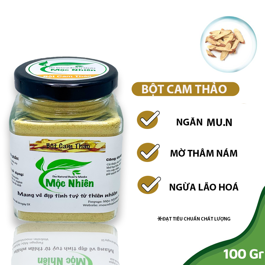 Bột Rễ Cam Thảo 100% Nguyên Chất-Nguyên chất từ thiên nhiên