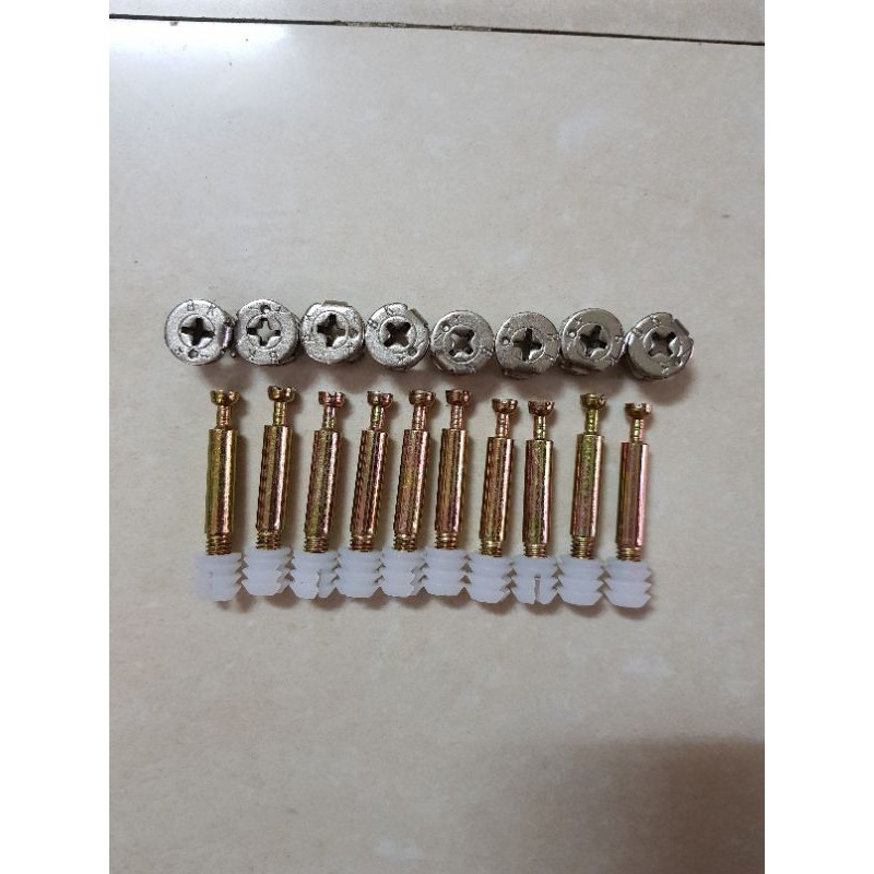 Combo 10 bộ chốt liên kết ốc cam hàng cao cấp