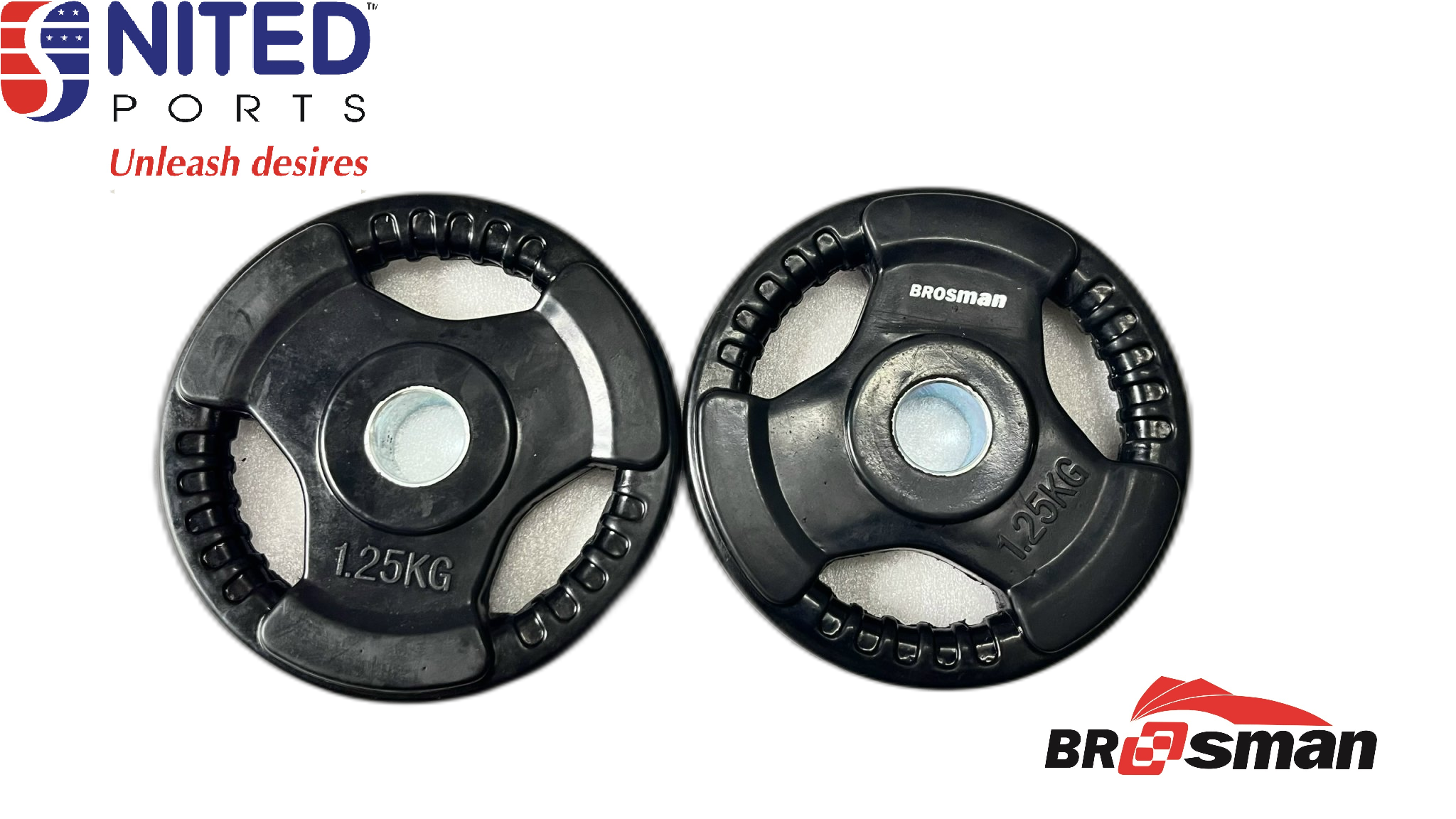 TẠ ĐĨA CAO SU BROSMAN 1,25KG - 2,5KG - 5KG - 10KG