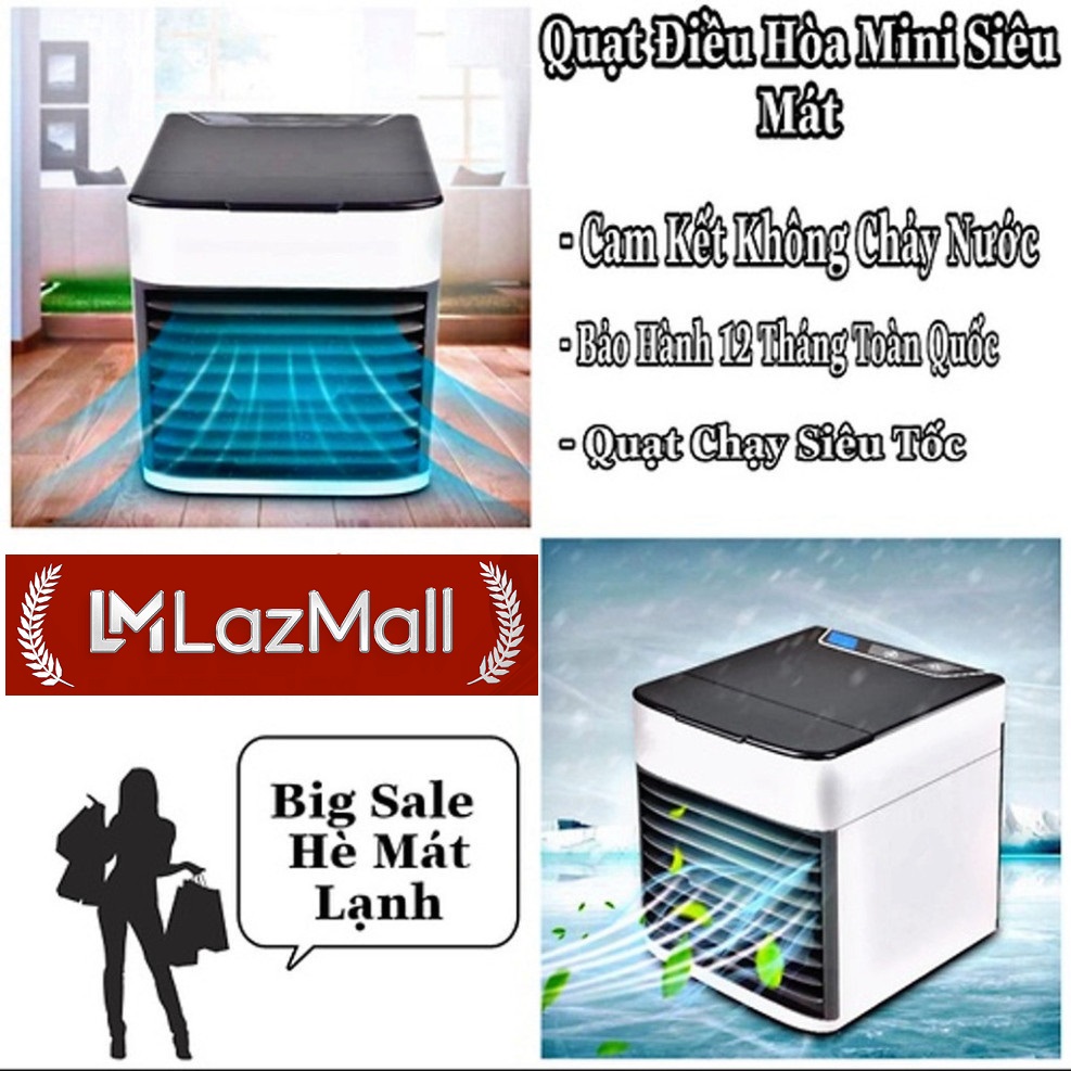 LazMaII Big Sale Xiaomi Chính Hãng 100% Quạt Điều Hòa Hơi Nước Mini Cool Quạt Để Bàn Phun Sương Siêu Mát ( VUÔNG) Máy Làm Mát Không Khí Mini Tạo Độ Ẩm