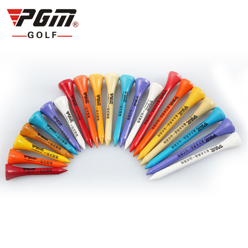 Tee Golf Bằng Gỗ Nhiều Màu - PGM QT003 (SET 10 TEE)