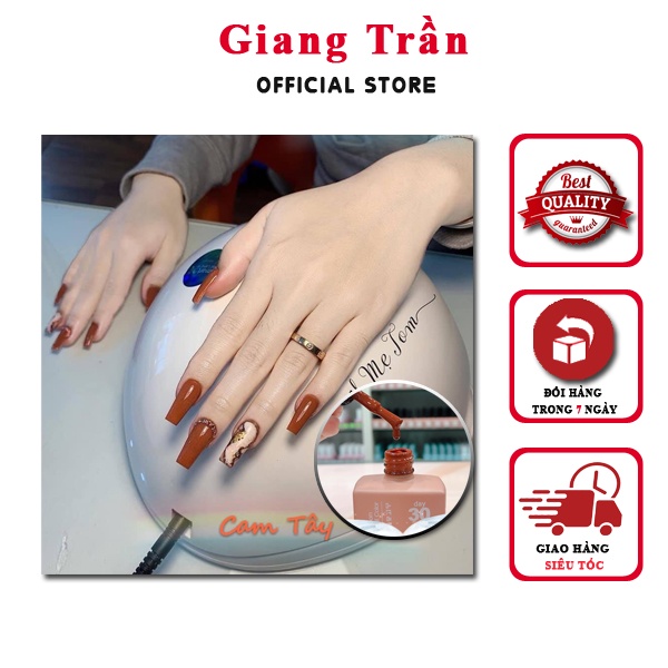 Sơn gel cam tây - màu đẹp nét tây