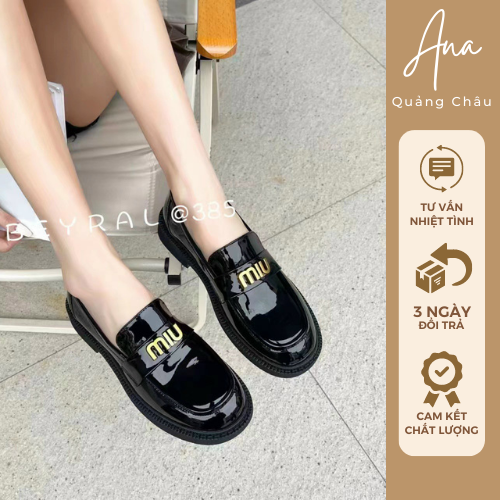 Giày tây nữ moca Miuu miu, giầy đốc