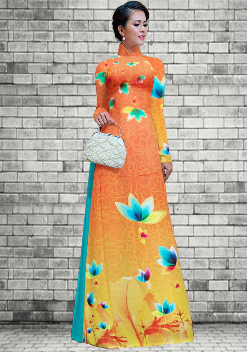 VẢI MAY ÁO DÀI LỤA 3D -TẶNG 1 VẢI QUẦN LỤA SATIN GIÁ 70K-MAY ÁO DÀI, ÁO KIỂU, ÁO BÀ BA, ĐẦM VÁY SUÔNG...