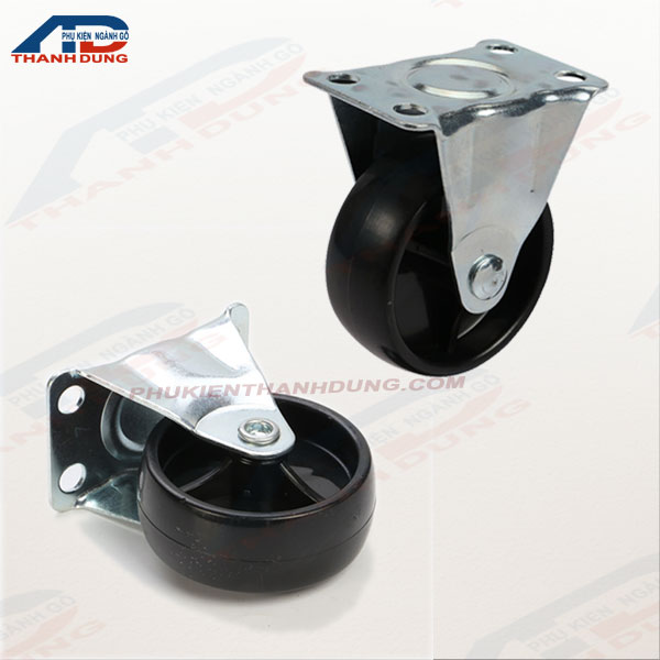 Bánh Xe Đẩy Cố Định Phi 50, Bánh Xe Đẩy Chịu Tải Trọng Lớn