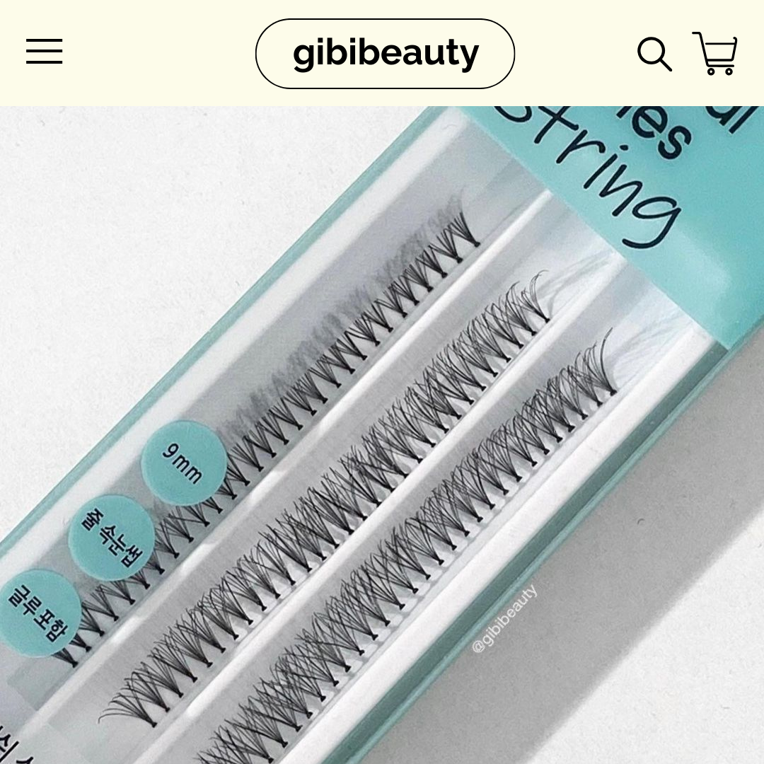 Mi giả fillimilli natural lashes string 9mm