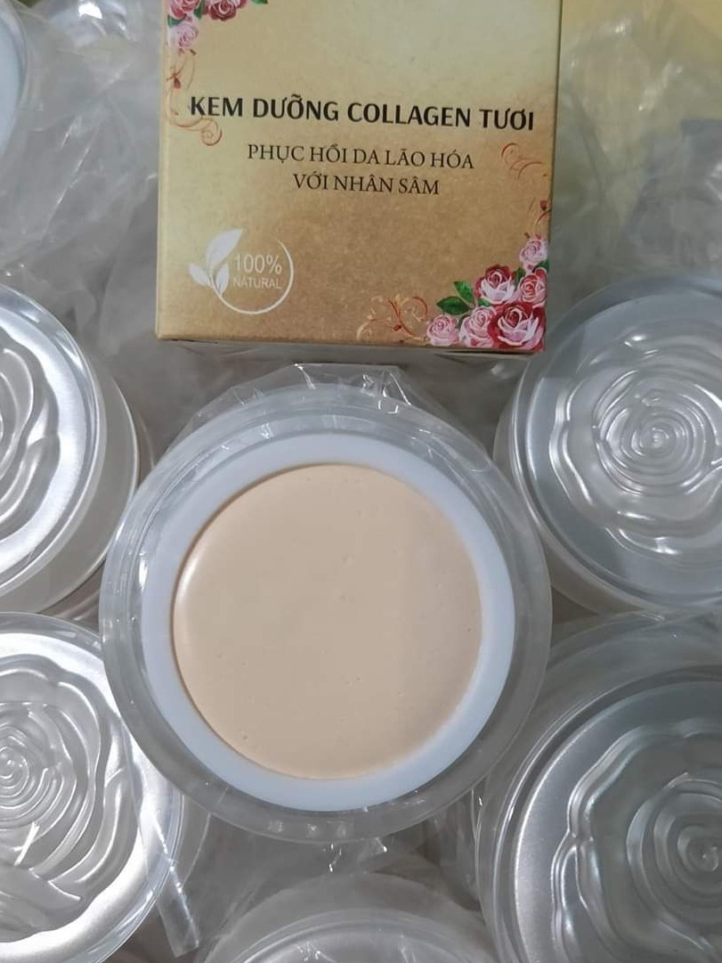 Kem dưỡng sâm vàng thiên nhien (10gr-20gr) phục hồi sau tái tạo dưỡng ẩm trắng sáng mềm mịn không tì vết có thể dùng làm kem dưỡng makeup cho da giữ ẩm dịu mát tươi mát cho da