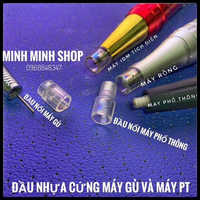 [HCM]Đầu ghép máy phổ thông và máy gù -đầu nhựa cứng của máy gù và máy tích điện
