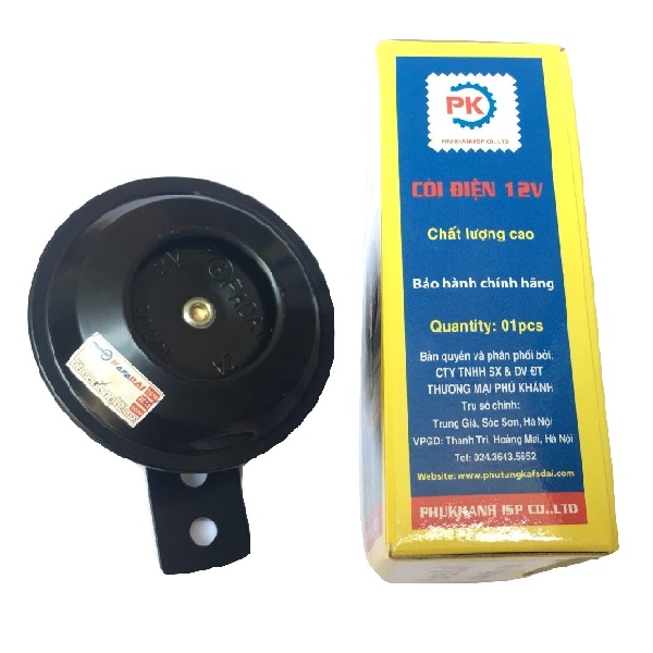 Còi điện 2A-12V KAFADAI THAILAND cho xe máy (Chịu ngâm nước) BT341