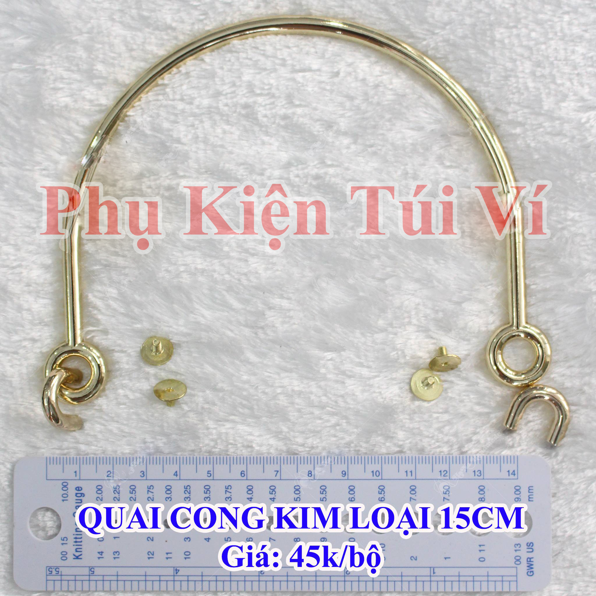 Quai C Mỏng Kèm Khoen U làm túi xách