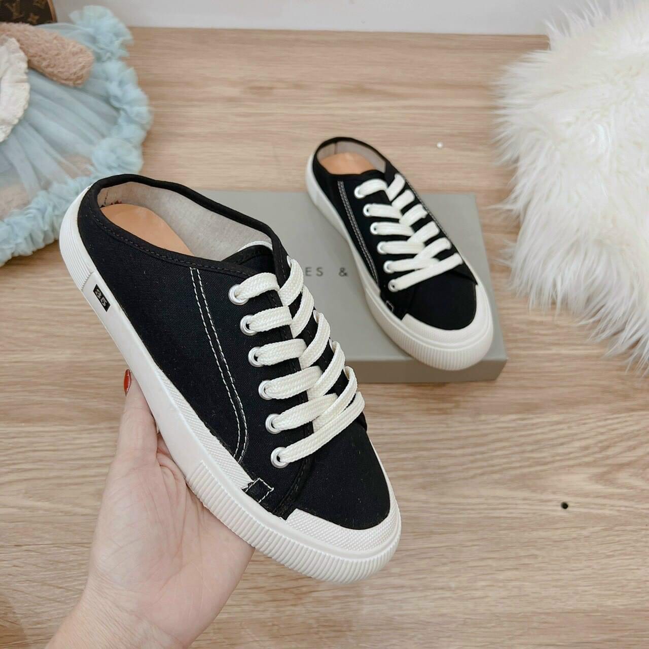 ( Xả Hàng) Giày thể thao nữ bông hoa cúc
