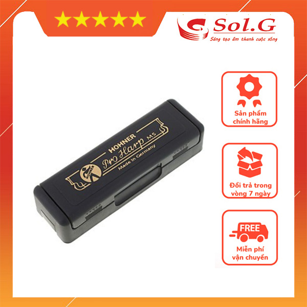 Harmonica hohner pro harp m564017 nhập khẩu đức - phân phối sol.g phân phối nhạc cụ phụ kiện chính hãng solg