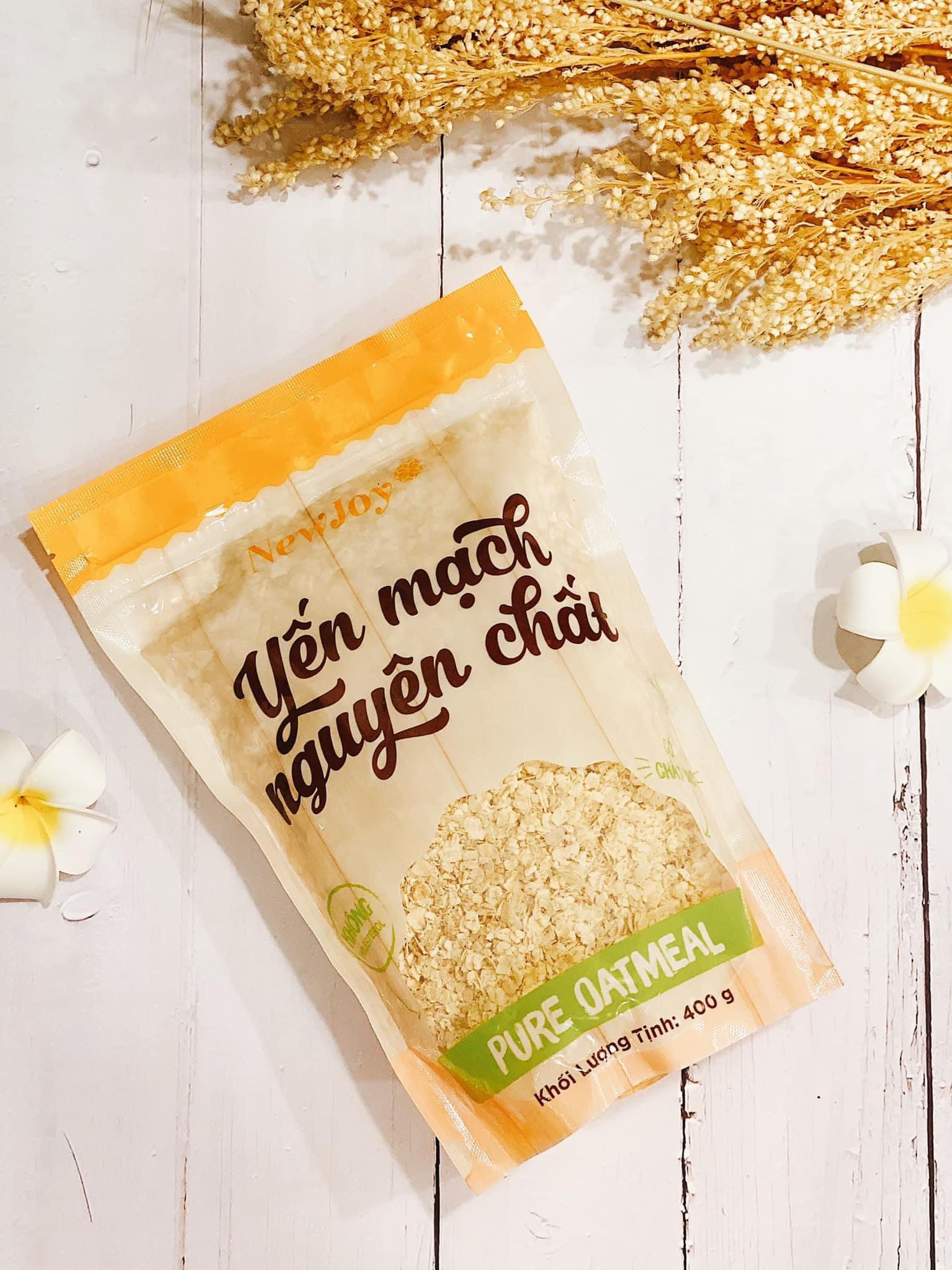 [HCM]Yến Mạch nguyên chất Úc thương hiệu New Joy (An Lợi phân phối hàng chính hãng bán tại các siêu thị Toàn quốc) túi zipper 400g