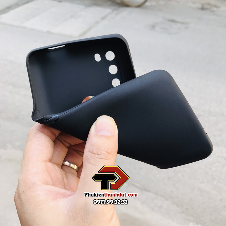 Ốp lưng Vsmart Active 3/ Vsmart Joy 3, Vsmart Bee 3 silicone dẻo màu đen bảo vệ camera