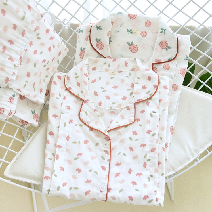 Đồ Bộ Bầu Và Sau Sinh, Pijama sau sinh Azuno AZ0921 Chất Liệu Xô Nhật Mặc Hè Cực Mát