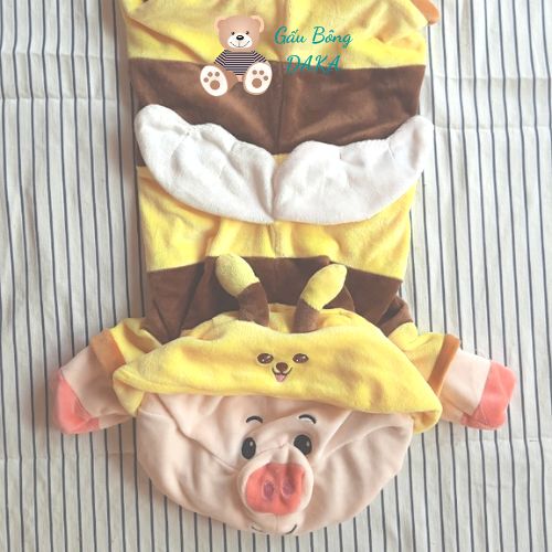 Vỏ gấu bông lợn ong heo ong biến hình - vỏ gấu bông heo ong siêu cute size lớn