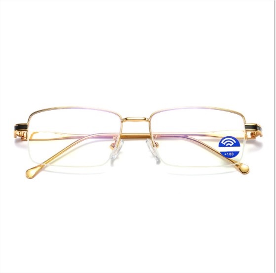 GỌNG KÍNH TITANIUM Siêu sang doanh nhân màu gold cao cấp chống rỉ hàng Nhật xịn có thể đeo thời trang chống bụi hoặc tự thay mắt viễn loạn cận theo nhu cầu quà tặng cực sang kính thời trang