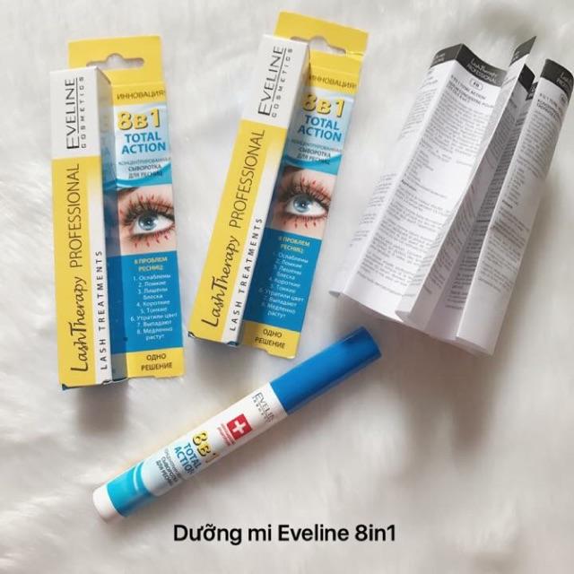 Huyết Thanh Dưỡng Mi Eveline 8in1 Total Action 10ml