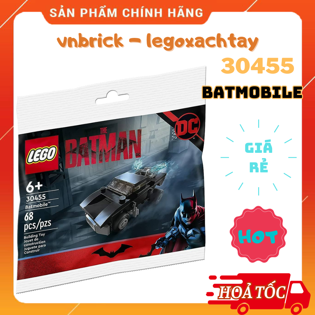 LEGO Polybag Batman 30455 Batmobile Xe Dơi