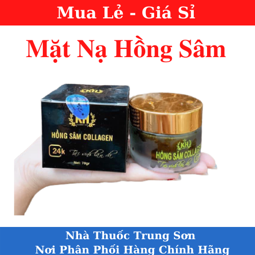 [HCM]Mặt nạ hồng sâm Collagen Kim Hoàng - TS001
