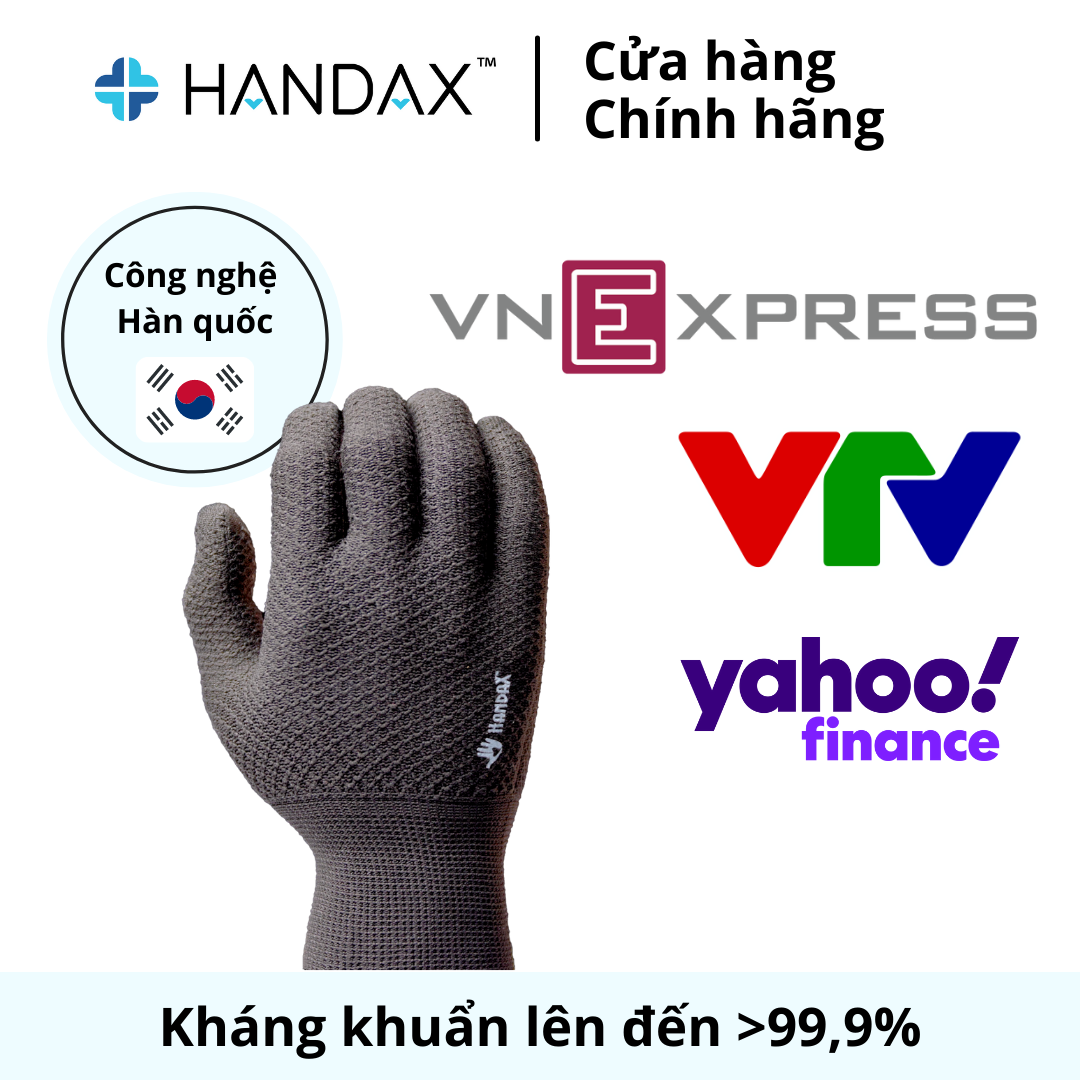 [MỚI] Găng tay kháng virus Handax HDX-1 | 99.9% hiệu quả chống lại Covid-19 | Sử dụng nhiều lần | Cảm ứng điện thoại | Thiết kế chống trượt silicon | Kiểu dáng dệt hình tổ ong | Công nghệ Hàn Quốc