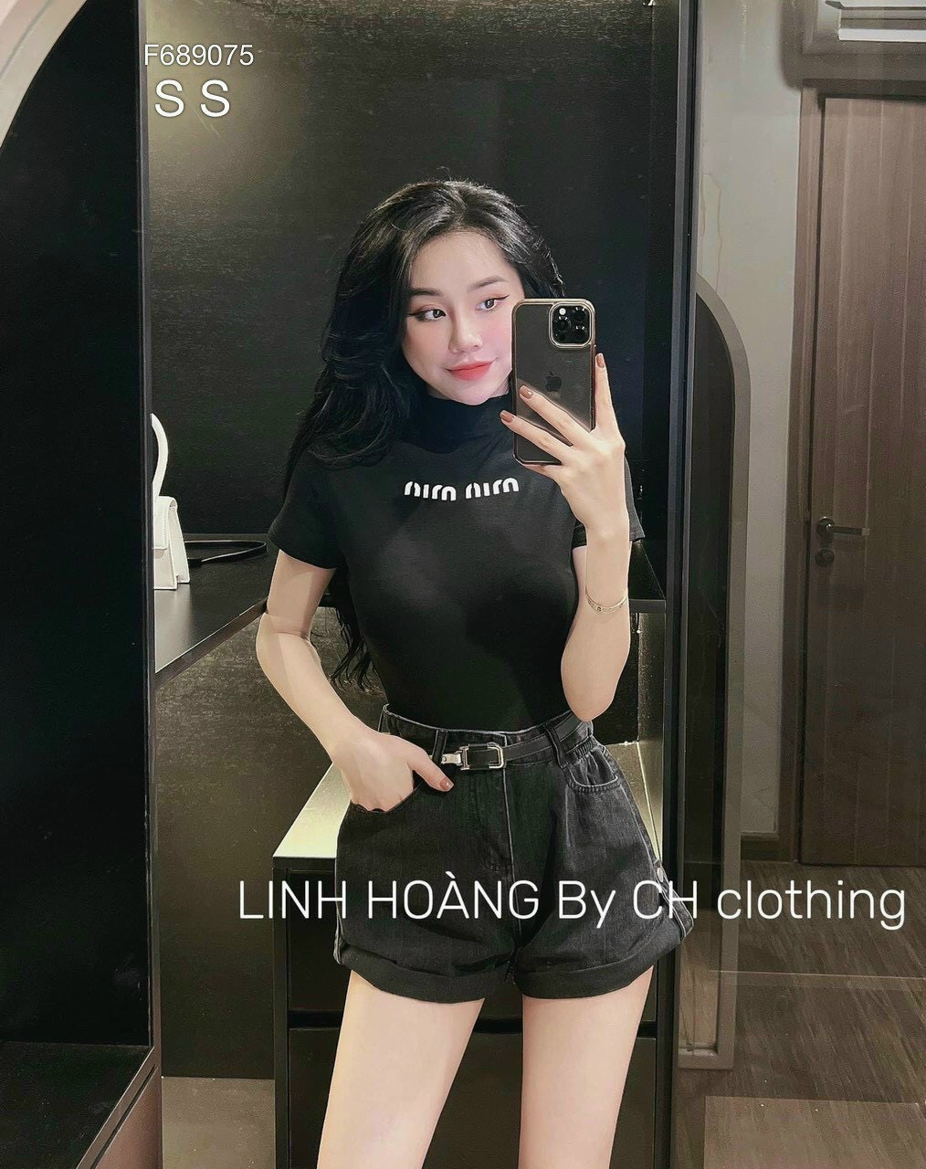 Áo thun cổ lọ miu miu thun gân len ,áo croptop nữ body trơn ngắn tay cổ lọ chất thun gân ls10
