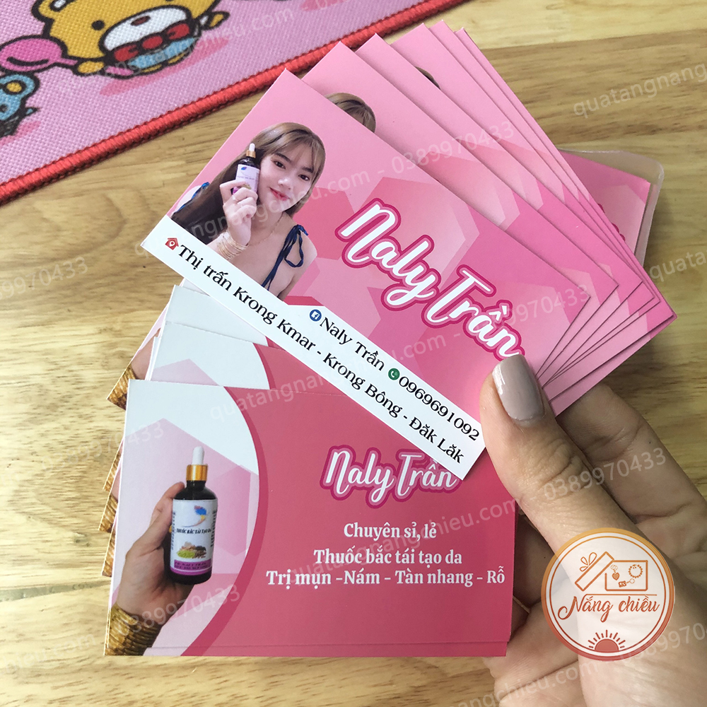 Namecard, danh thiếp, card visit thiết kế theo yêu cầu, chất liệu giấy dày dặn