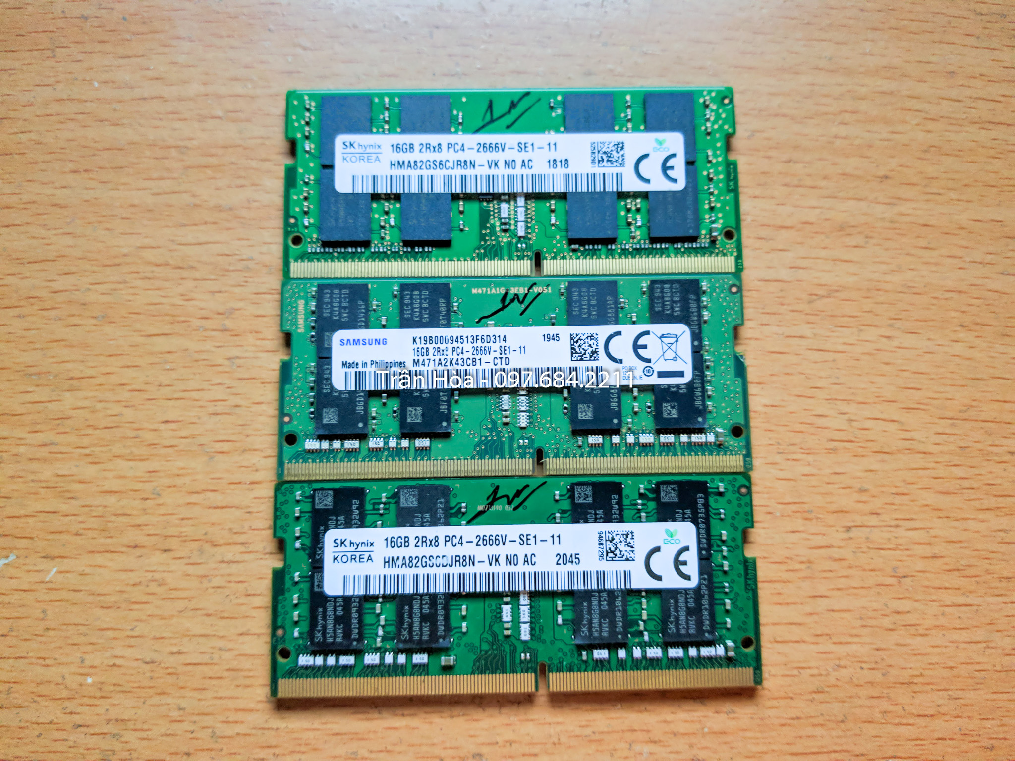 Ram laptop 16gb ddr4-2666, ram 16gb pc4-2666 sodimm, ram 16gb ddr4 bus 2666 cho máy tính xách tay.