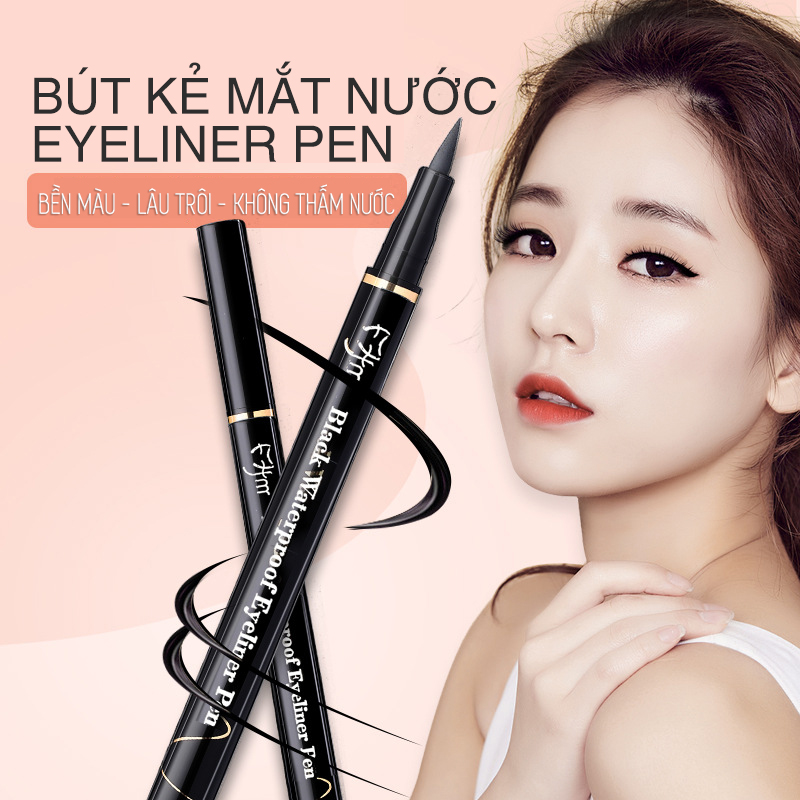 Bút kẻ mắt nước Lameila Eyeliner Pen - Bút kẻ viền mắt bền màu không trôi không thấm nước - Lamdepdeal