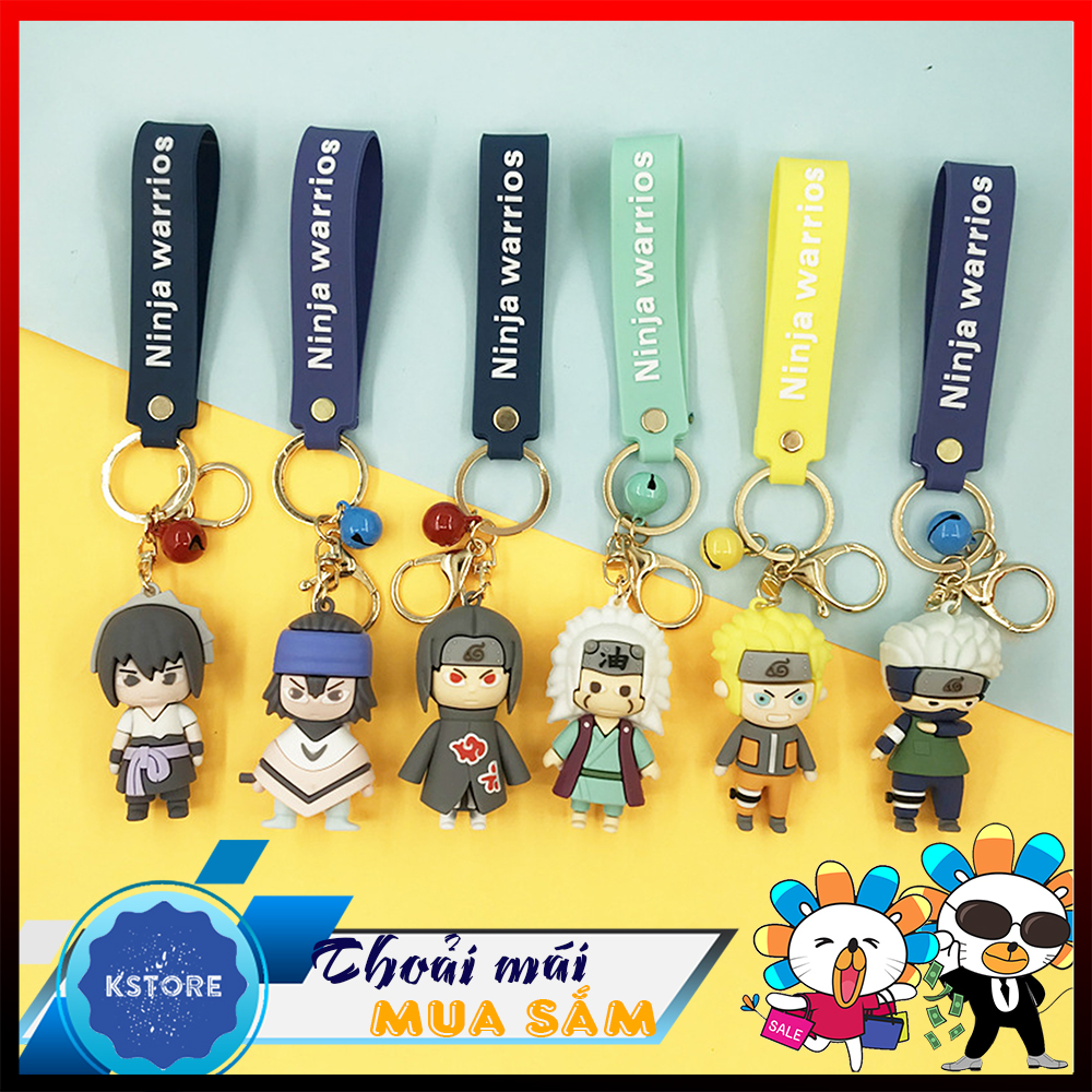 Móc Khoá Hoạt Hình Naruto Dễ Thương - móc khóa giá rẻ - móc khóa xe máy - móc khóa kute -KSTORE
