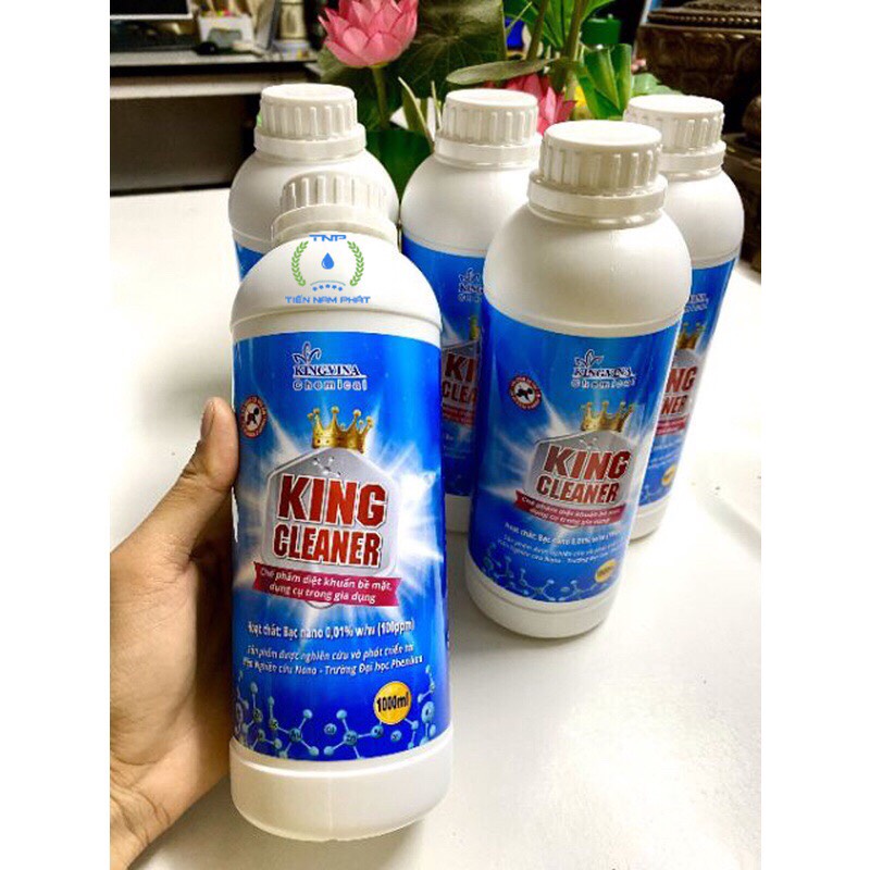 Khử khuẩn nano bạc king cleaner, dung dịch khử trùng, tẩy rửa an toàn