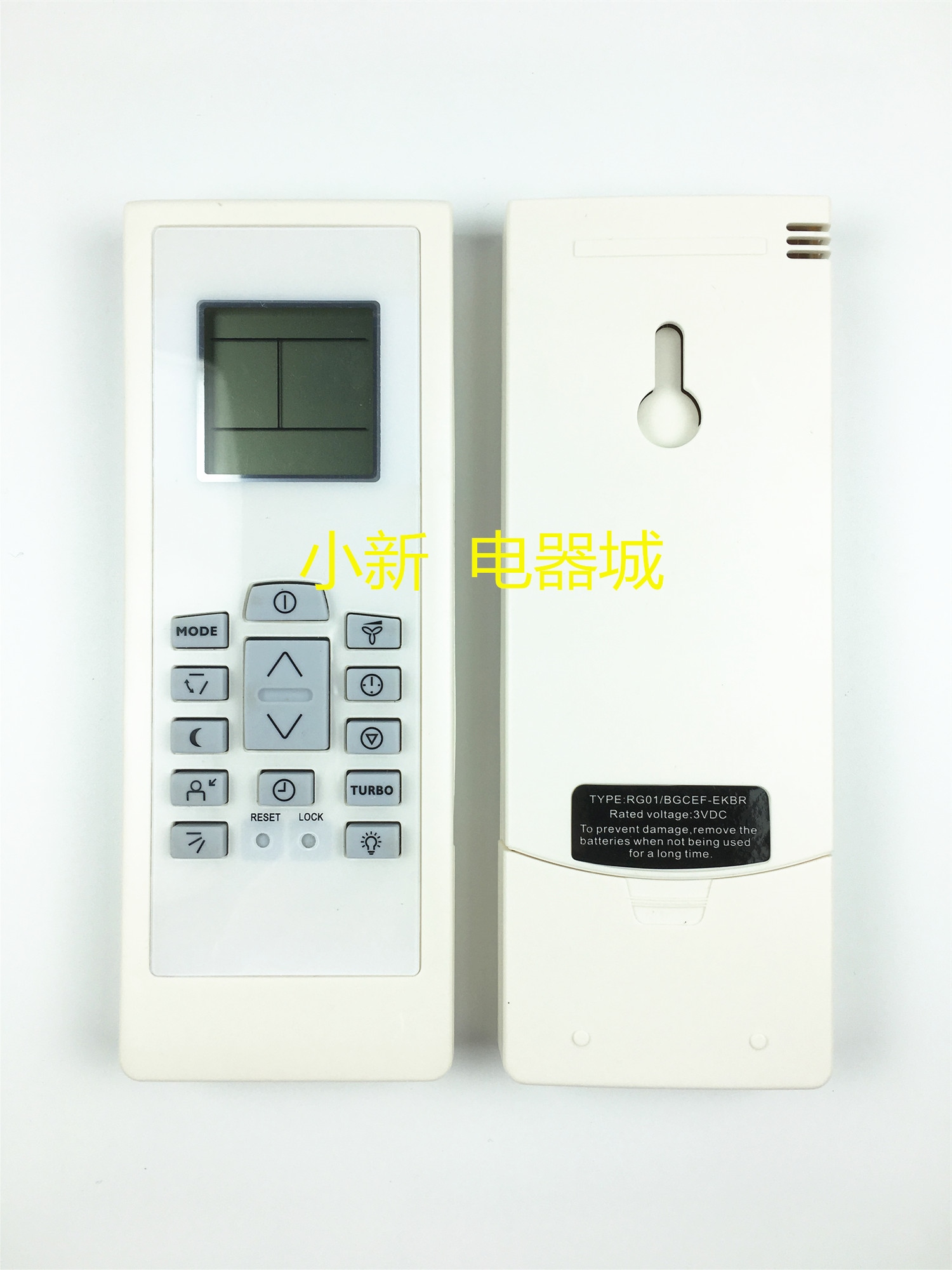 English Version Electrolux/Electrolux Air Conditioner Remote Control RG01/BGCEF-EKBR