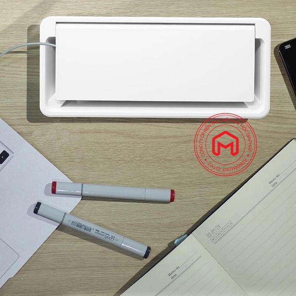 Nắp hộp điện âm bàn chất liệu nhựa 222x111mm