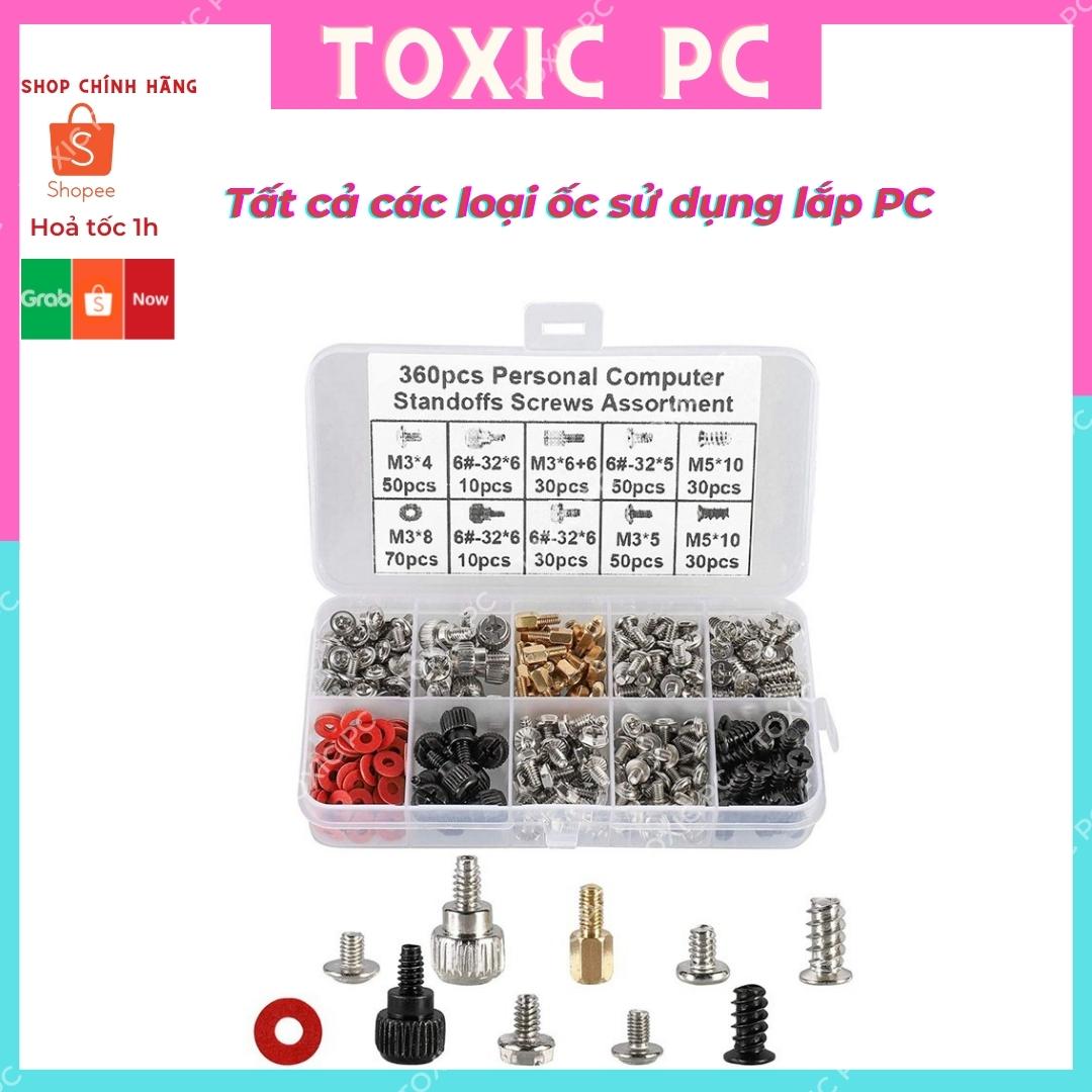 Tất cả các loại ốc dùng ráp pc: ốc main, ốc nguồn, ốc case, ốc ssd hdd, ốc tản nước, ốc quạt....