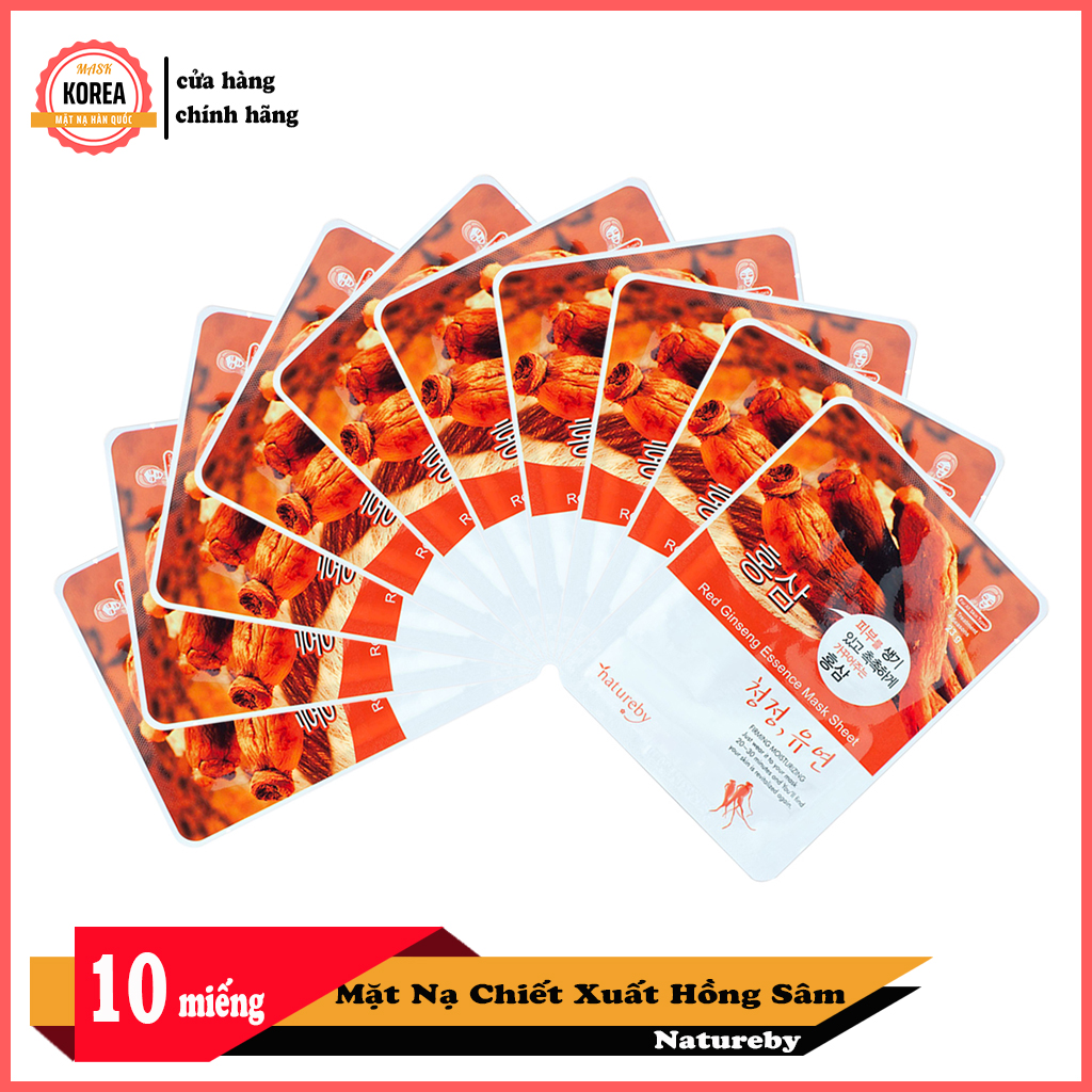 Mặt nạ sâm natureby hàn quốc