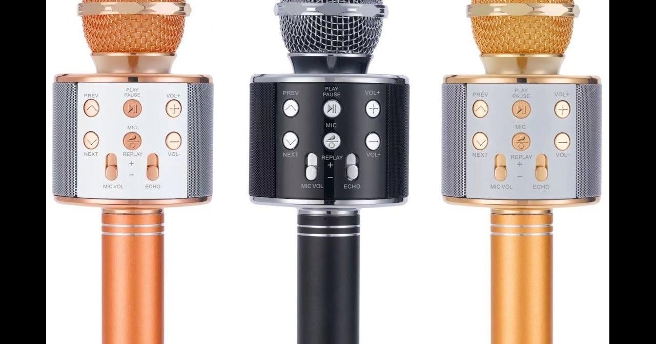 Micro karaoke bluetooth 3 trong 1 wster ws-858