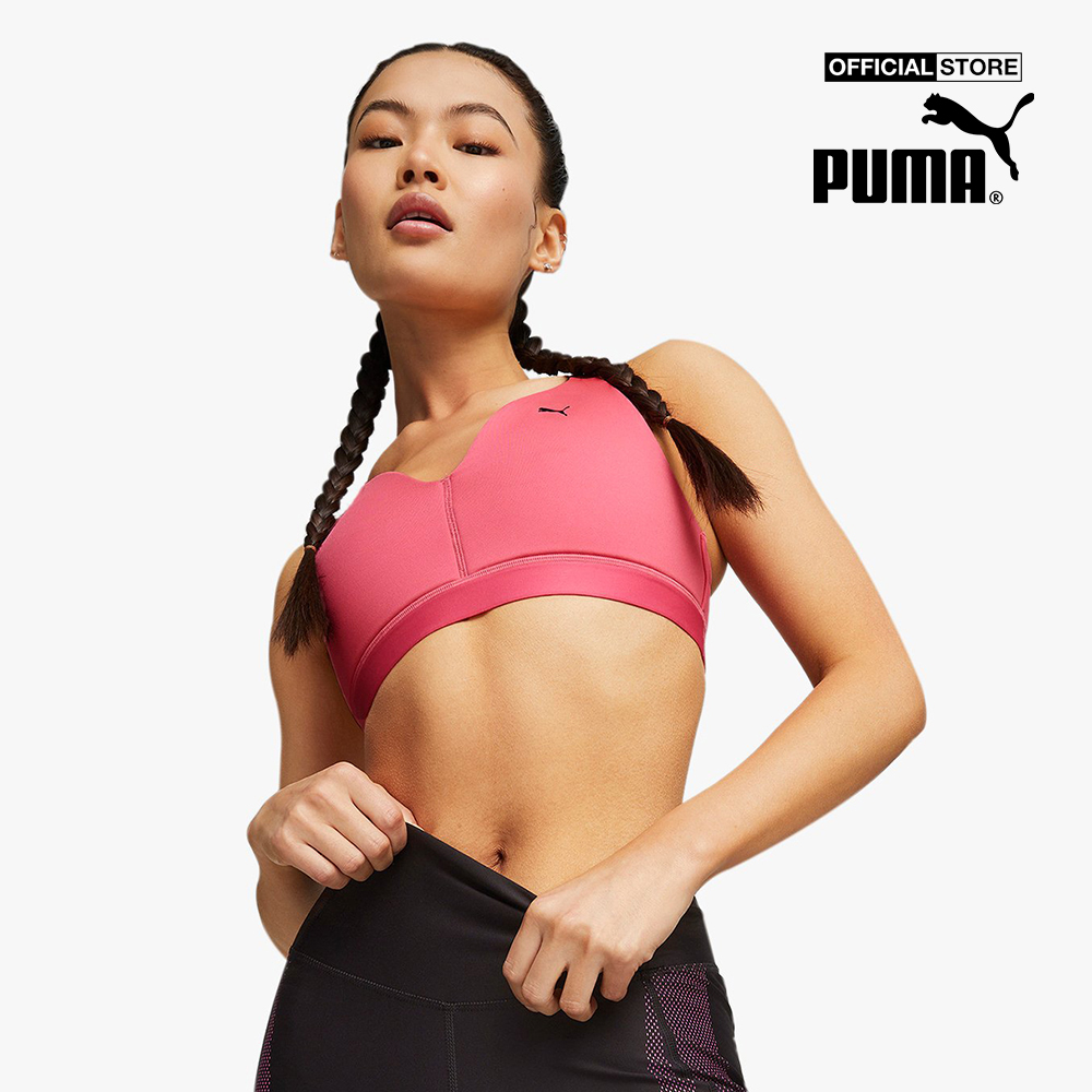 PUMA - Áo bra thể thao nữ Fit Mid Impact