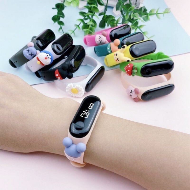 Đồng hồ led đeo tay hình thú cute đủ hình carton - đồng hồ đeo tay hình thú nhiều màu sắc