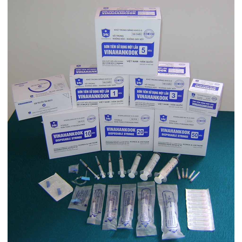 Hộp Bơm tiêm 5ml Vinahankook