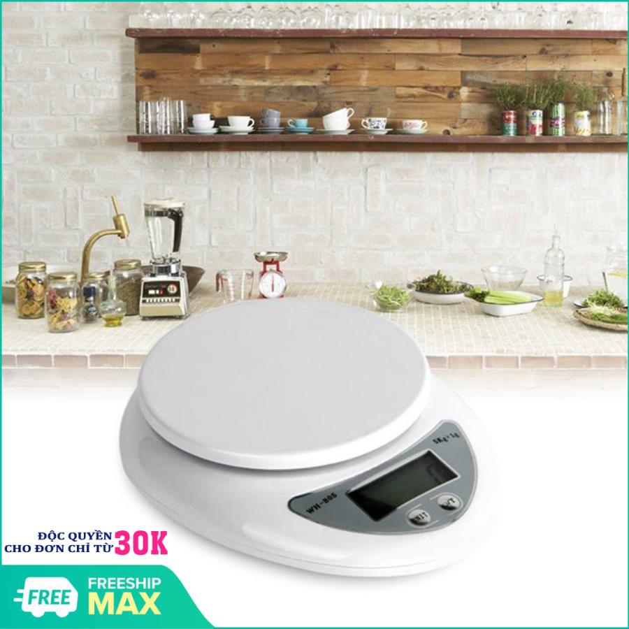 [HCM]Cân điện tử ELECTRONIC KITCHEN SCALE 5Kg dành cho nhà bếp chính xác đến từng gam ,cân tiểu li điện tử để bàn thông minh giá rẻ..bảo hành 1 đổi 1.(LUCKY STORE SHOP)