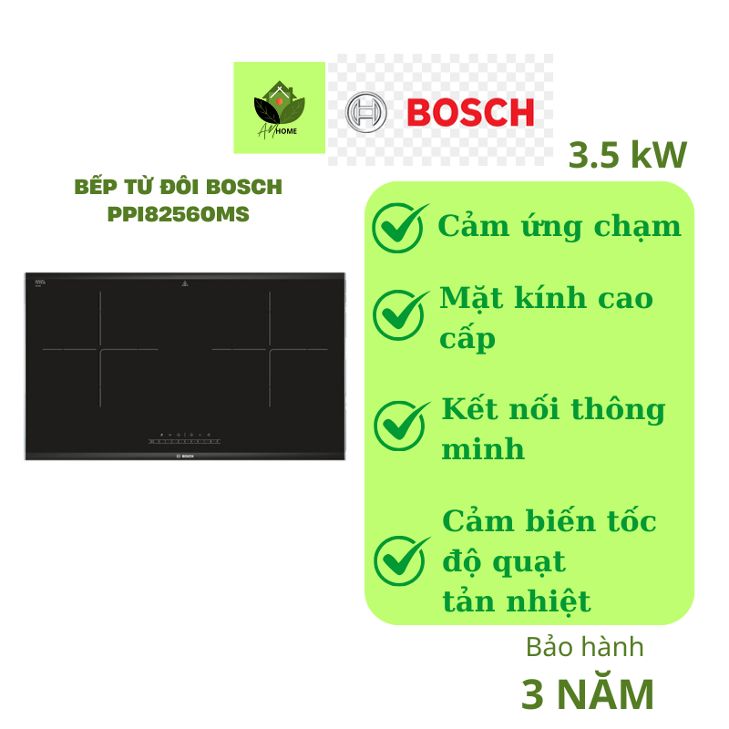 Bếp từ đôi BOSCH PPI82560MS