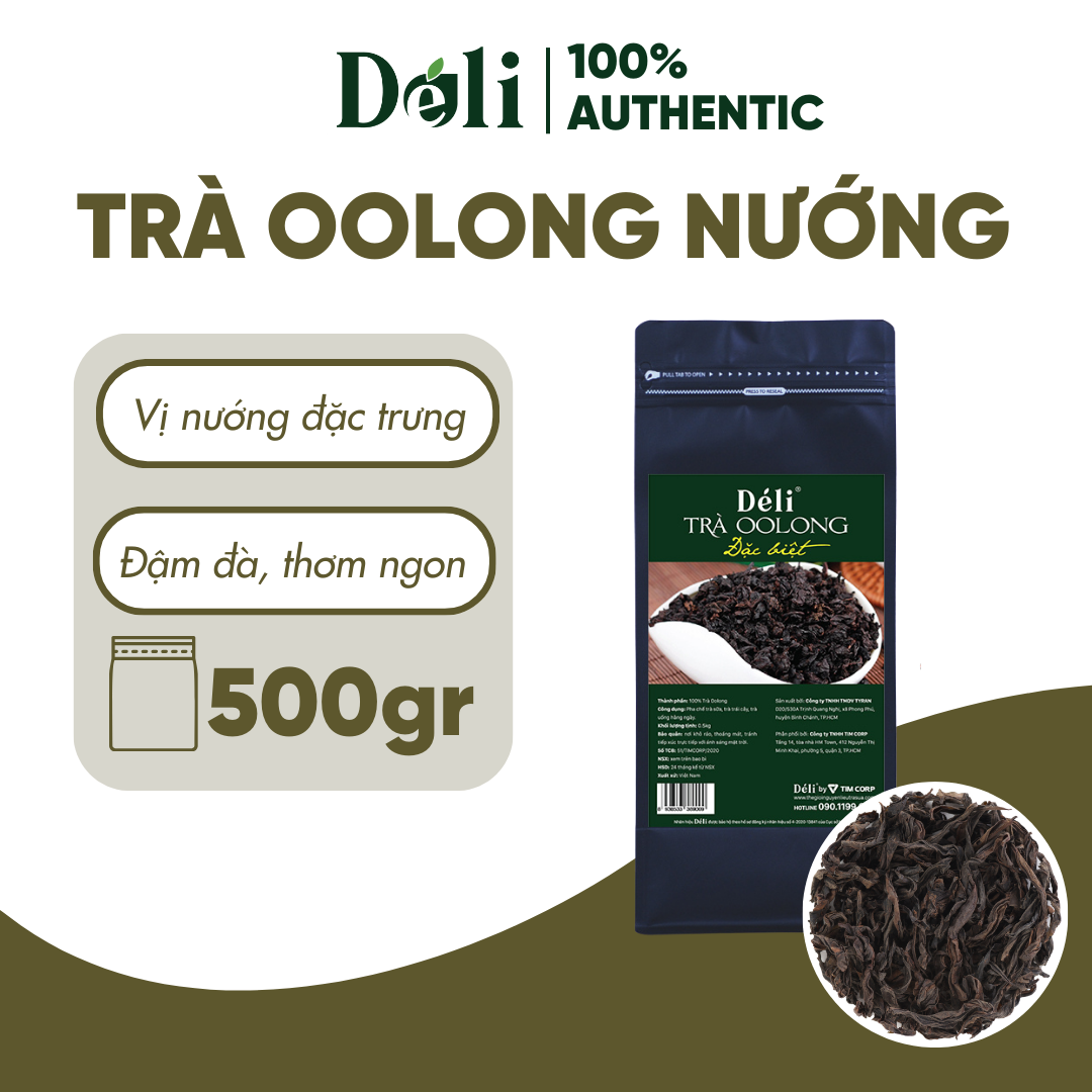 Trà Oolong đặc biệt Déli - 500gr - chuyên dùng pha chế trà sữa, trà trái cây.