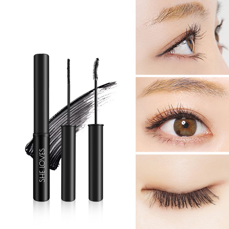 Mascara She Loves Hàn Quốc đầu chải nhỏ chống nước không nhòe