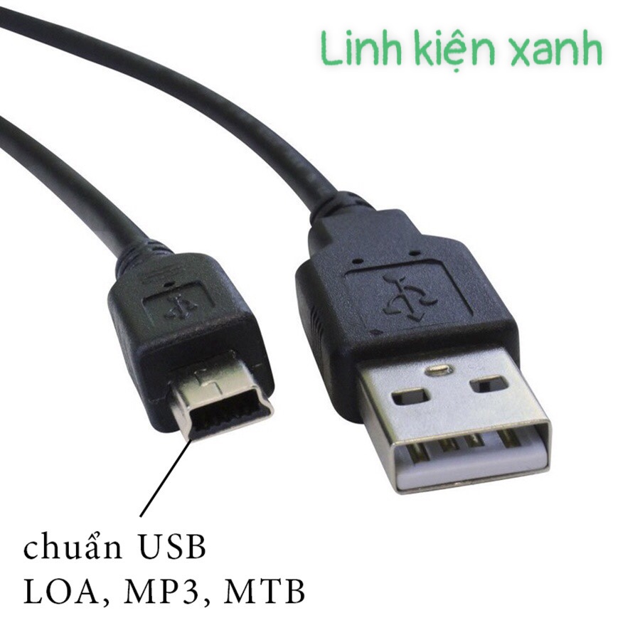 Dây cáp sạc loa bluetooth, cáp sạc đầu v3