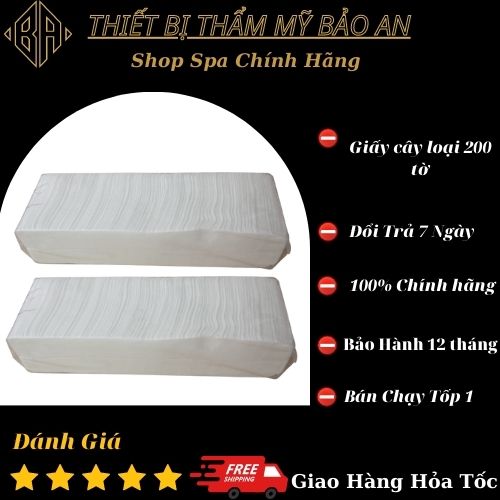 Giấy lau mặt dùng cho spa, thẫm mỹ viện